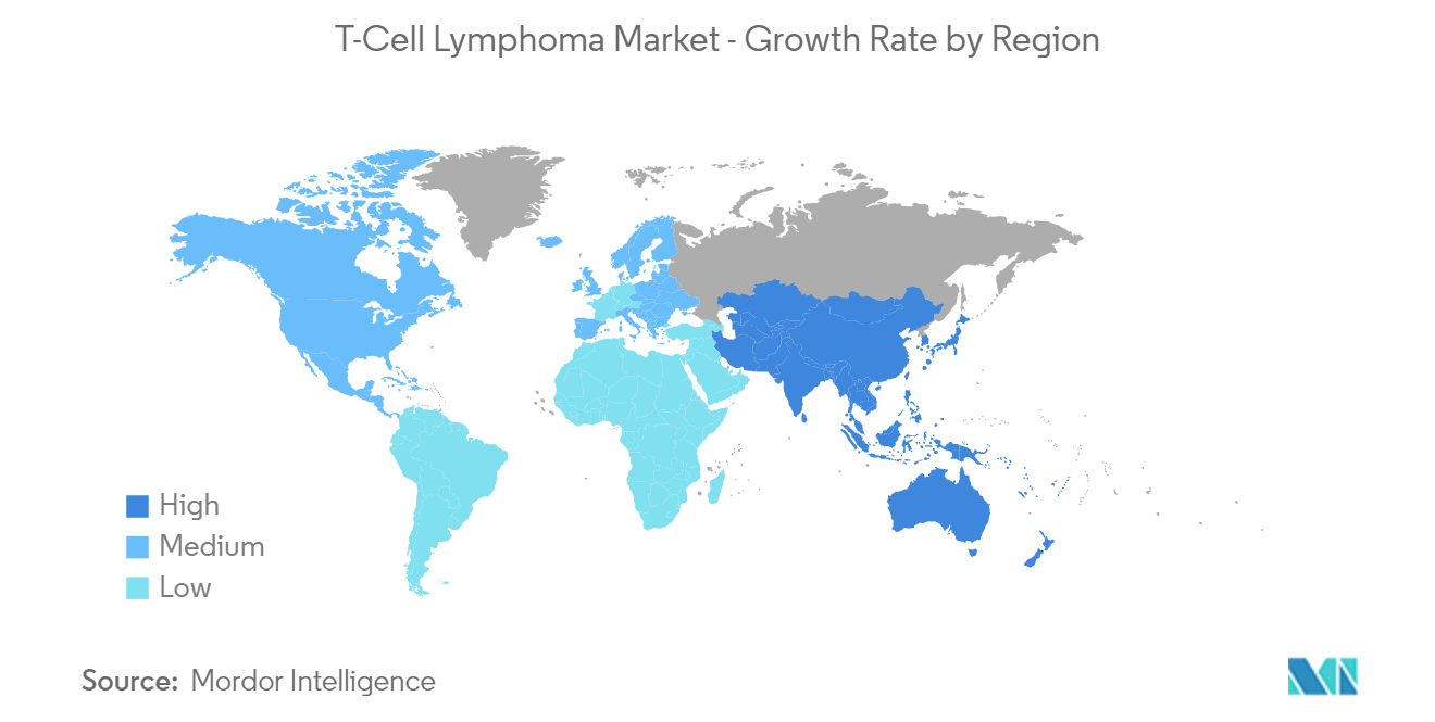 T-Cell Lymphoma Market : Growth Rate by Region